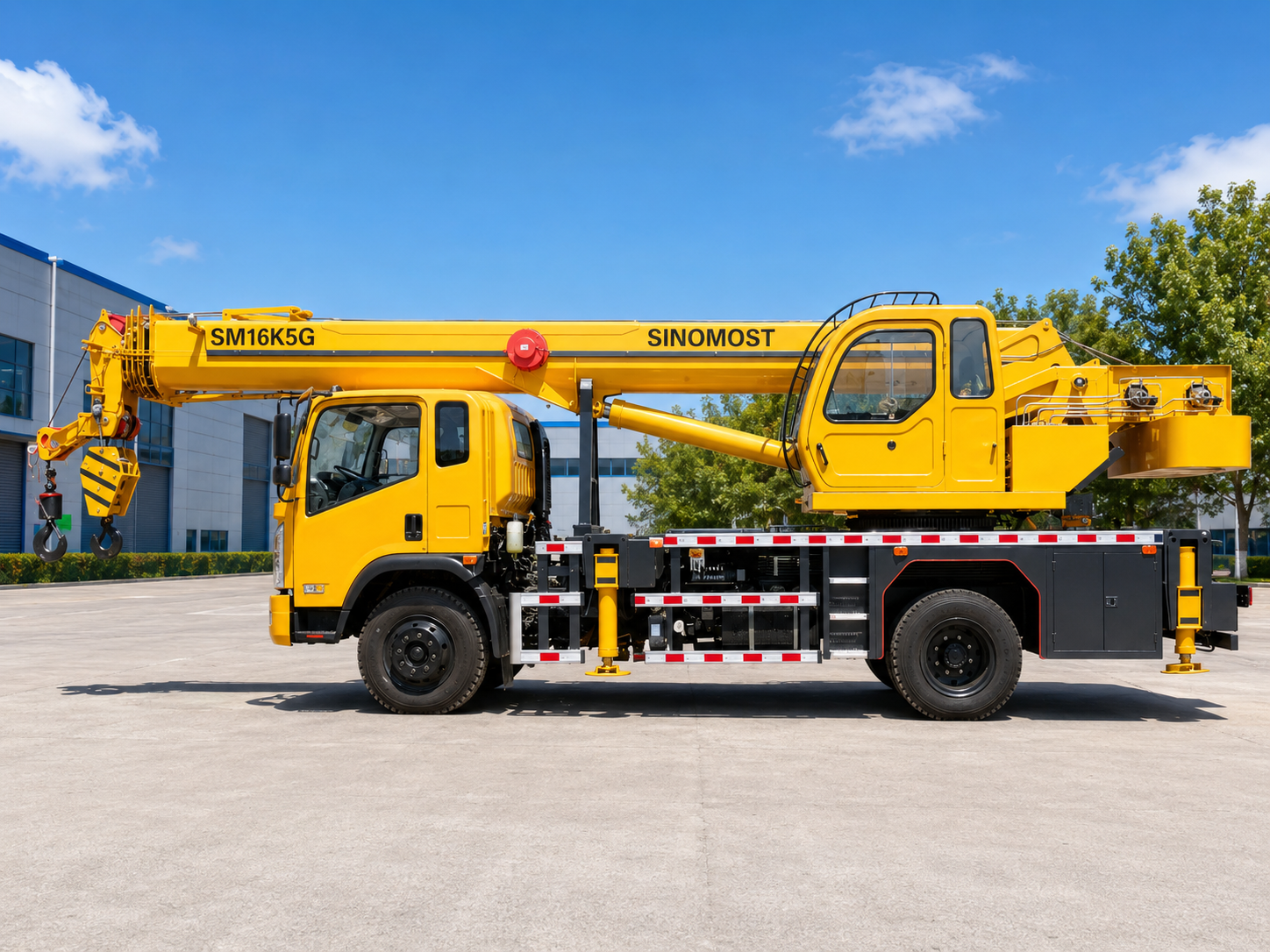 Автокран Dongfeng STSQ168, внешний вид — фото 5