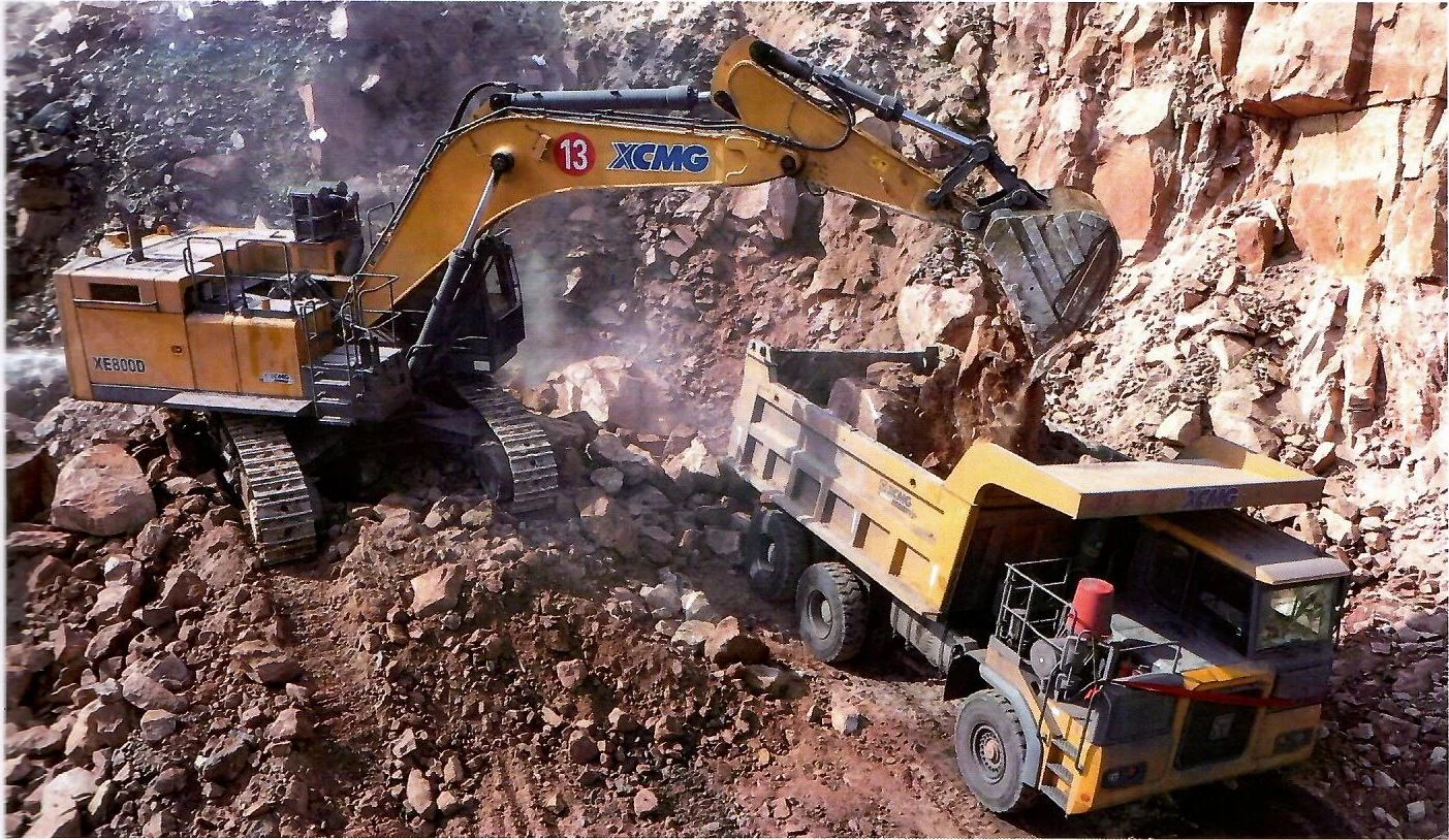 Карьерный экскаватор XCMG XE800GC, внешний вид — фото 1