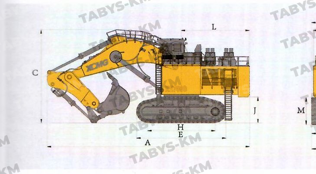 Карьерный экскаватор XCMG XE5600