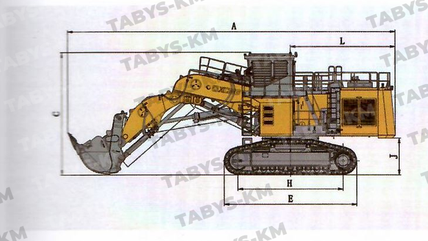 Электроприводный карьерный экскаватор XCMG XE5600E