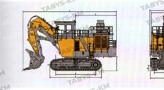Карьерный экскаватор с фронтальной лопатой XCMG XE1350