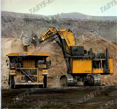 Карьерный экскаватор с фронтальной лопатой XCMG XE7000